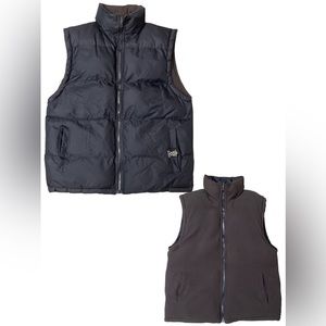 Men's reversible puffer vest